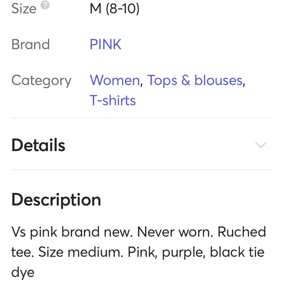 Pink tee - Picture 4 of 4